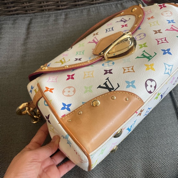 Authentic LOUIS VUITTON Monogram Multi-Color Beverly MM Shoulder Bag - Picture 8 of 17